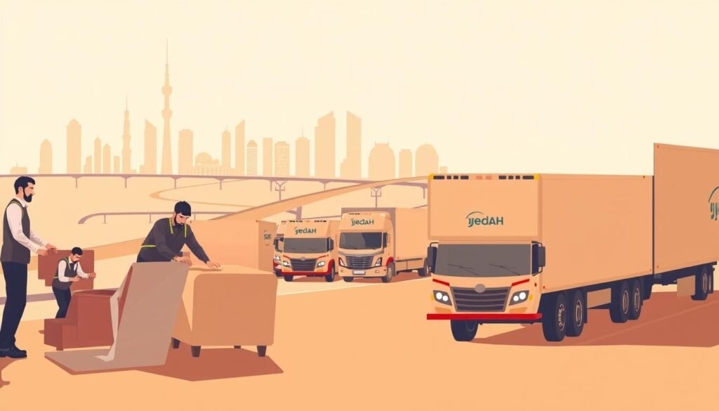 نقل عفش من الرياض إلى جدة