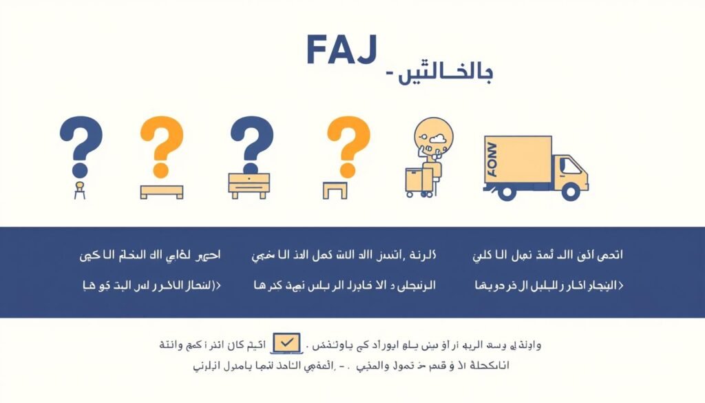 أسئلة شائعة حول خدمات نقل عفش من الرياض إلى الطائف