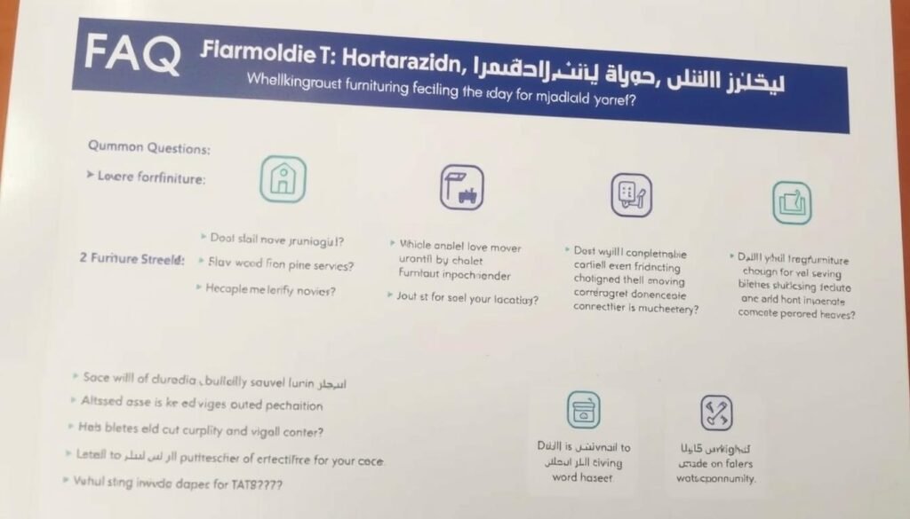 أسئلة شائعة حول خدمة نقل عفش من الرياض إلى الطريف