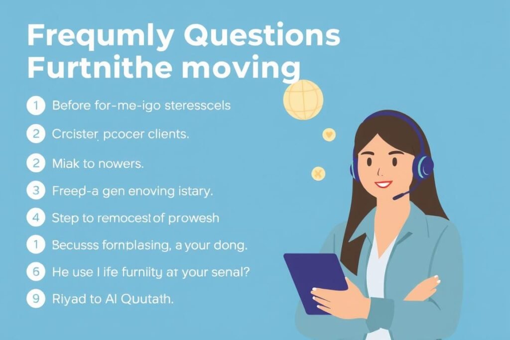 أسئلة شائعة عن نقل عفش من الرياض إلى القويعية