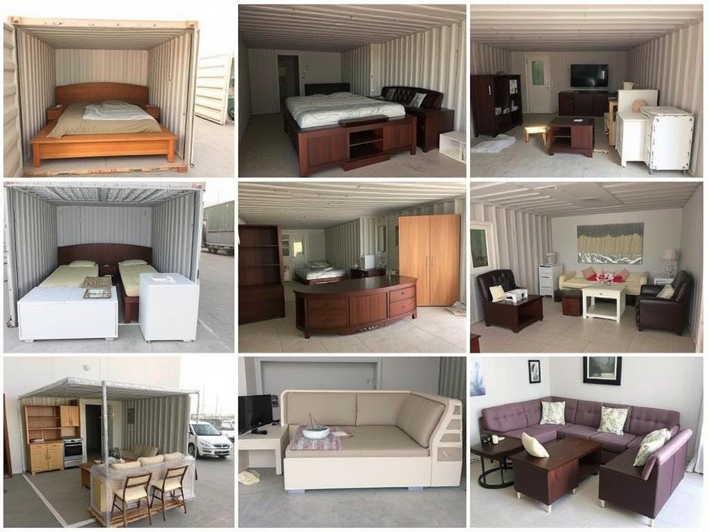 أنواع مختلفة من الأثاث تنقلها مؤسسة مالك من الرياض إلى الزلفي