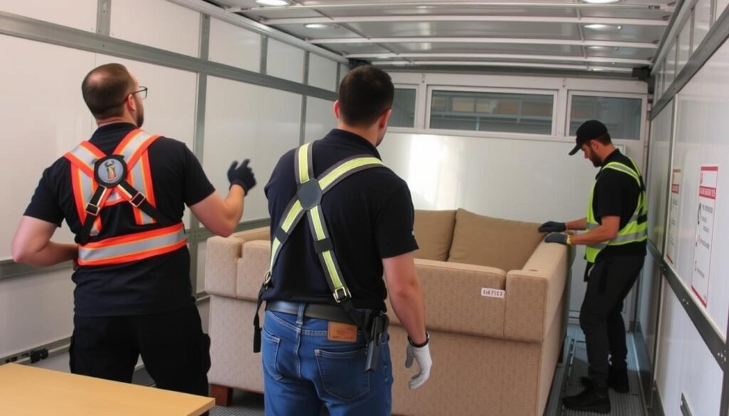 إجراءات الأمان في نقل العفش من الرياض إلى بدر