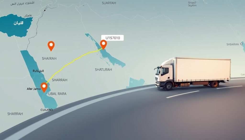 الطريق بين الرياض وشرورة ومسافة نقل العفش
