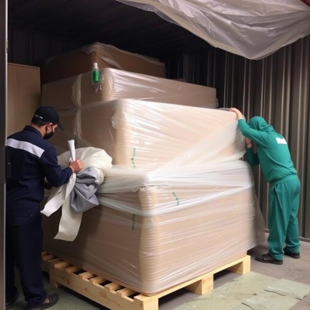تغليف احترافي للأثاث قبل نقله من الرياض إلى جدة تغليف احترافي للأثاث قبل نقله من الرياض إلى جدة