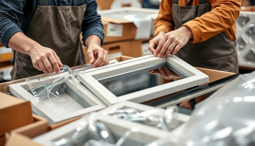 تغليف القطع الحساسة أثناء نقل عفش من الرياض إلى شقراء