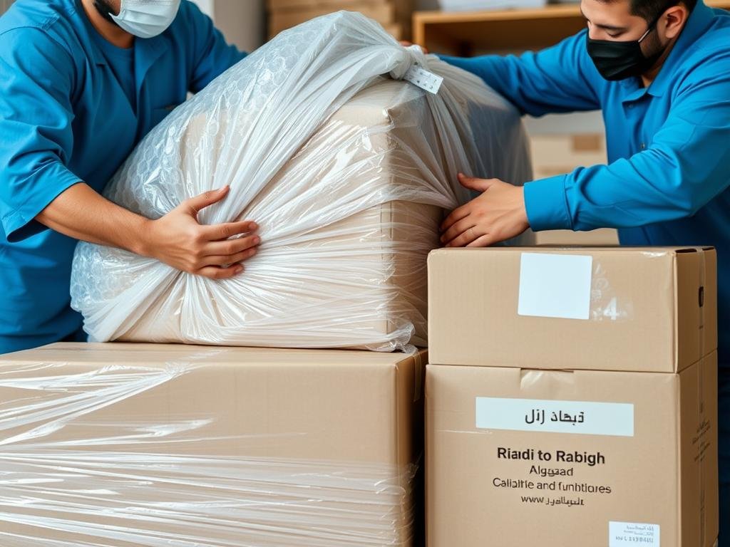 تقنيات تغليف متطورة لنقل عفش من الرياض إلى رابغ