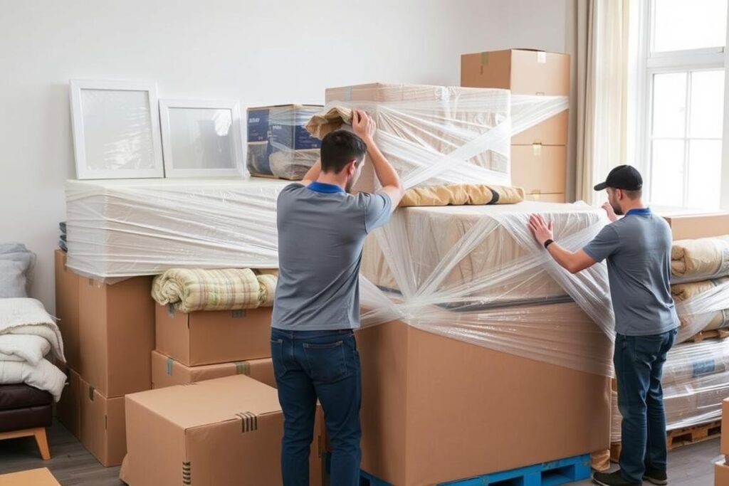 خدمات تغليف الأثاث الاحترافية من مؤسسة مالك لنقل عفش من الرياض إلى الطائف