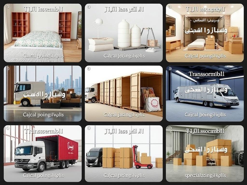 خدمات متنوعة تقدمها مؤسسة مالك لنقل العفش