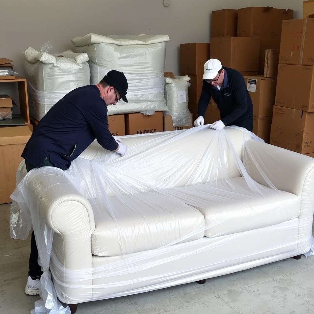 خدمة تغليف الأثاث الاحترافية من مؤسسة مالك لنقل عفش من الرياض إلى الخبر