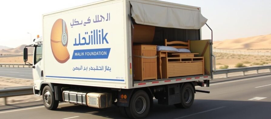 شاحنة نقل عفش من الرياض إلى الخرج تابعة لمؤسسة مالك