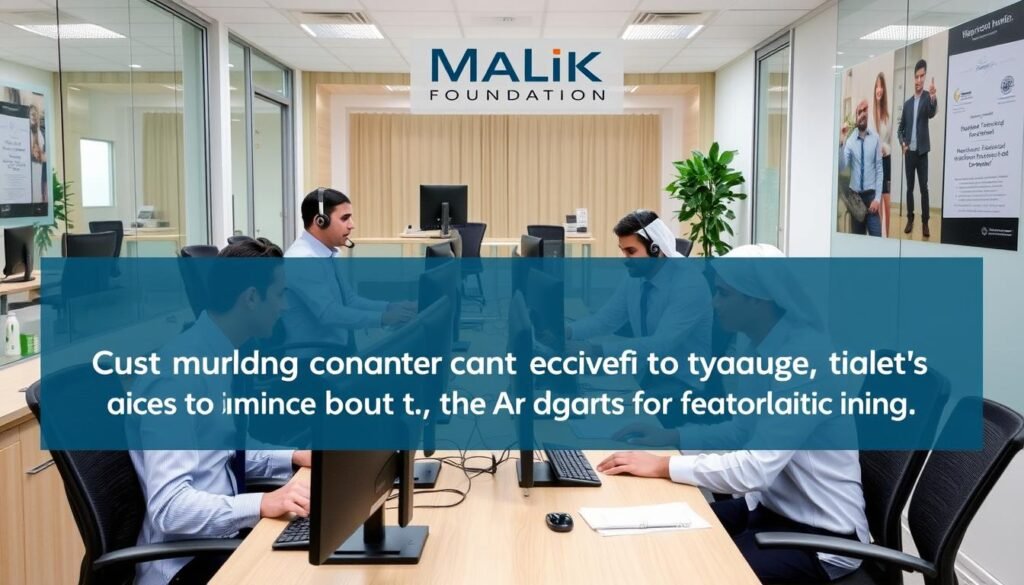 فريق خدمة العملاء في مؤسسة مالك لنقل العفش من الرياض إلى رفحاء