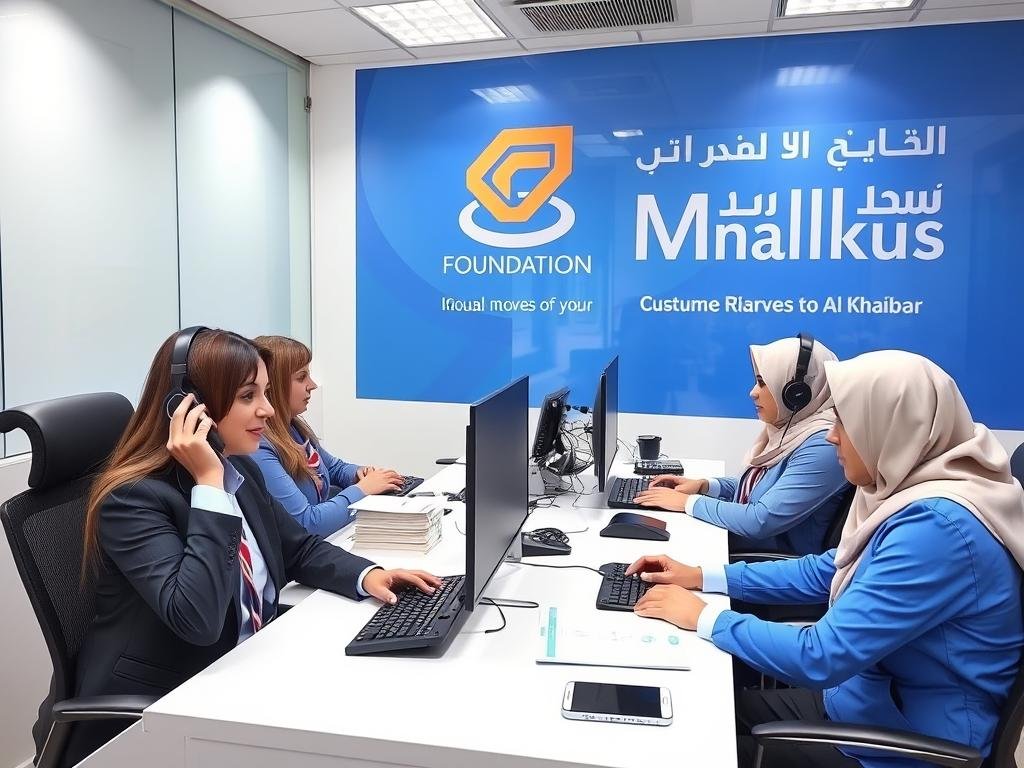 فريق خدمة العملاء في مؤسسة مالك لنقل عفش من الرياض إلى الخبر