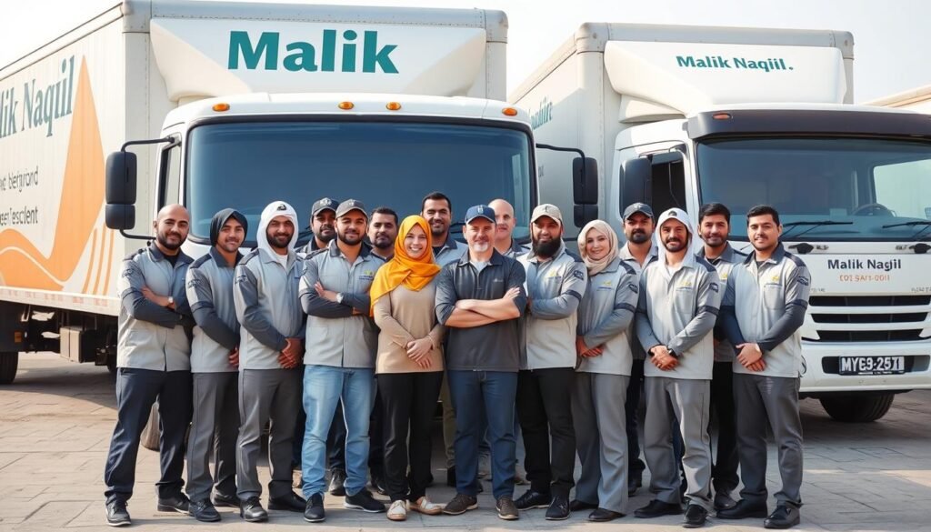 فريق عمل مؤسسة مالك المتخصص في نقل عفش من الرياض إلى حائل
