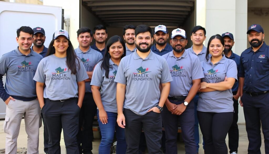 فريق عمل مؤسسة مالك المحترف لنقل العفش