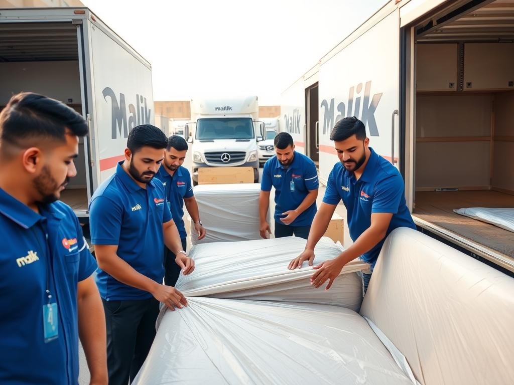 فريق عمل مؤسسة مالك لنقل عفش من الرياض إلى الطريف