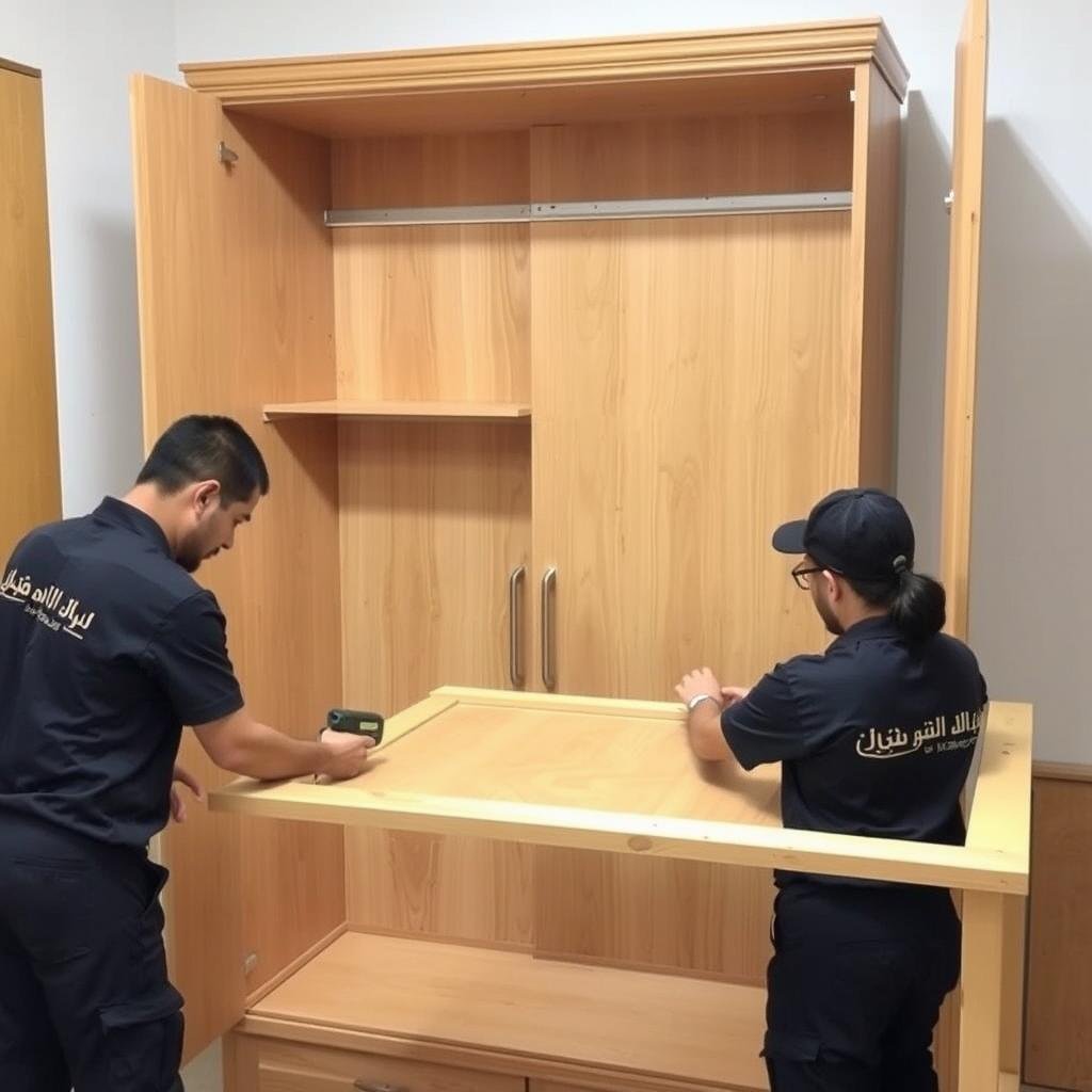 فك الأثاث بواسطة فنيين متخصصين من مؤسسة مالك