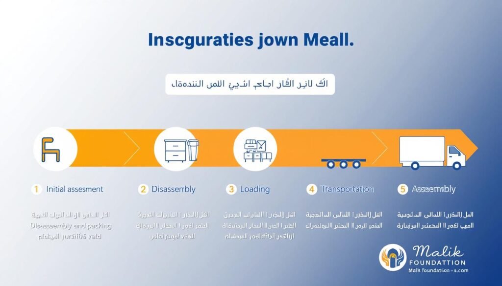 مراحل عملية نقل عفش من الرياض إلى المدينة المنورة بشكل منظم ومهني