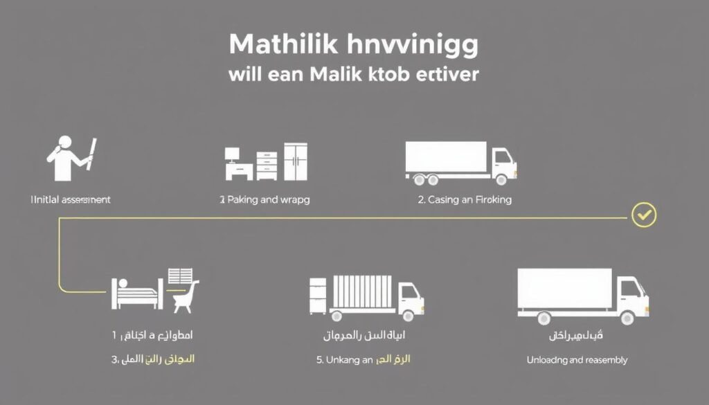 مراحل نقل العفش من الرياض إلى الخبر مع مؤسسة مالك