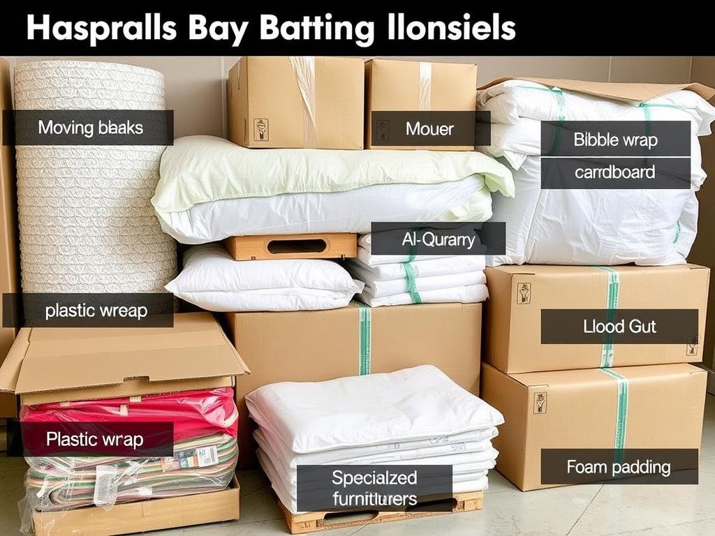 مواد التغليف المستخدمة في مؤسسة مالك لنقل العفش من الرياض إلى القريات