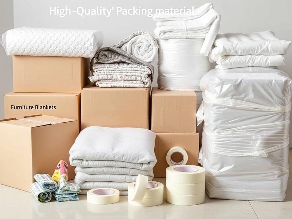 مواد التغليف عالية الجودة المستخدمة في نقل عفش من الرياض إلى الطائف