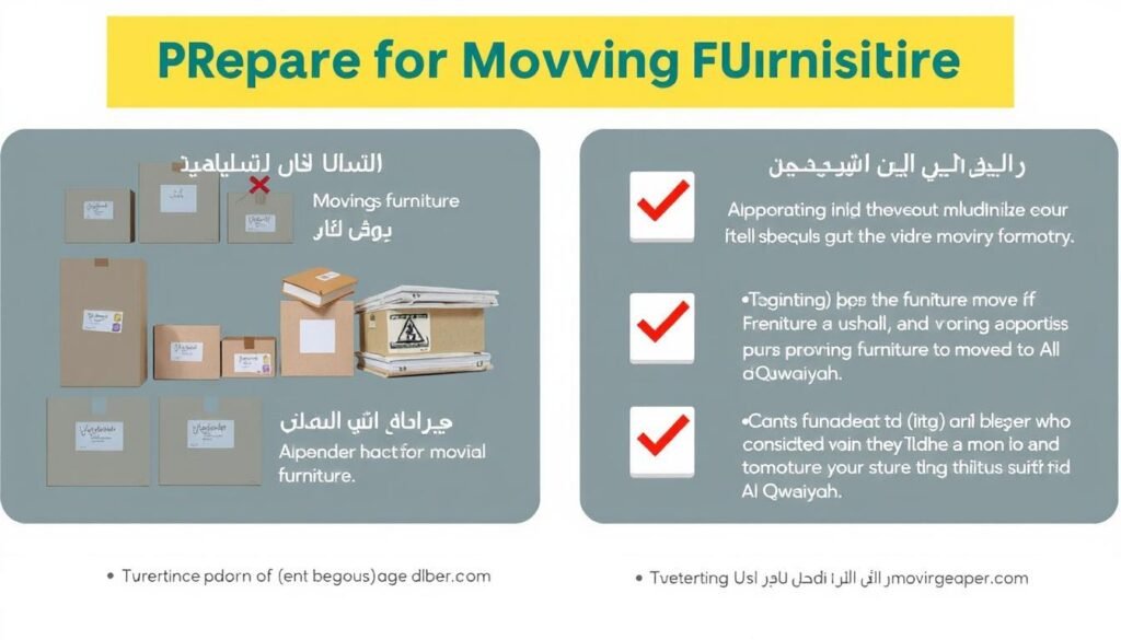 نصائح لنقل عفش من الرياض إلى القويعية