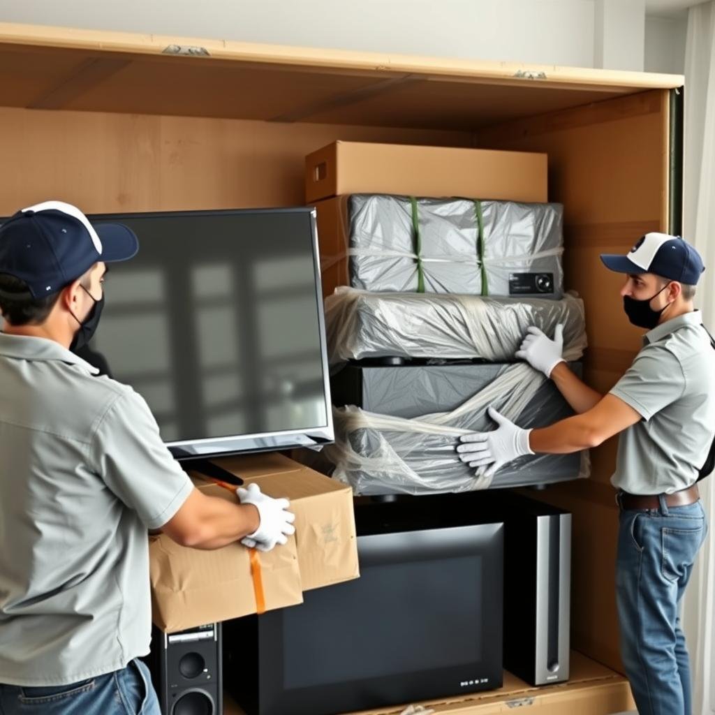 نقل الأجهزة الإلكترونية من الرياض إلى بيشة