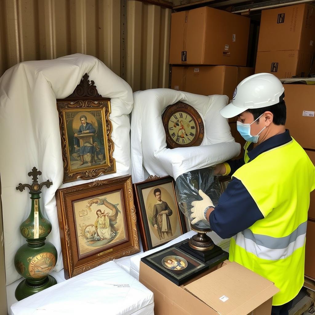 نقل التحف والأنتيكات من الرياض إلى الجوف