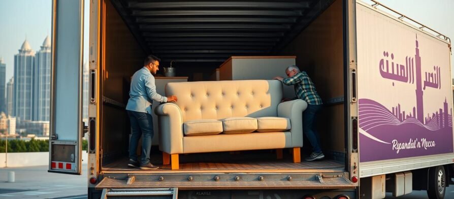 نقل عفش من الرياض إلى مكة المكرمة بواسطة فريق محترف