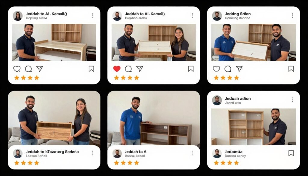 آراء العملاء في خدمة نقل العفش من جدة إلى الكامل