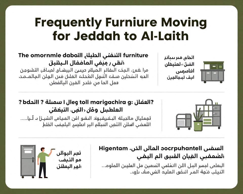 أسئلة شائعة حول نقل العفش من جدة إلى الليث - شركة نقل عفش