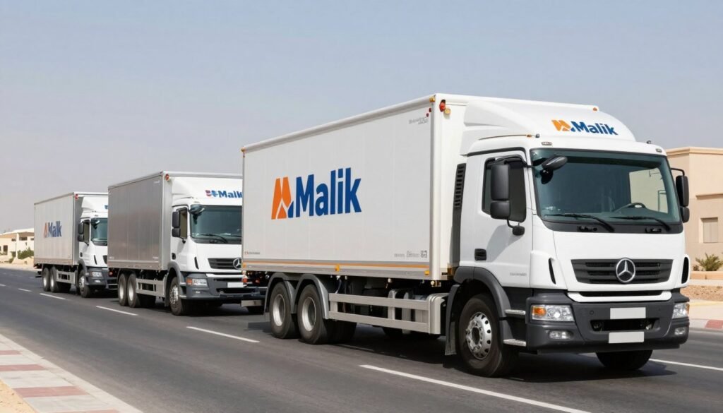 أسطول سيارات حديثة لنقل العفش من جدة إلى أبها