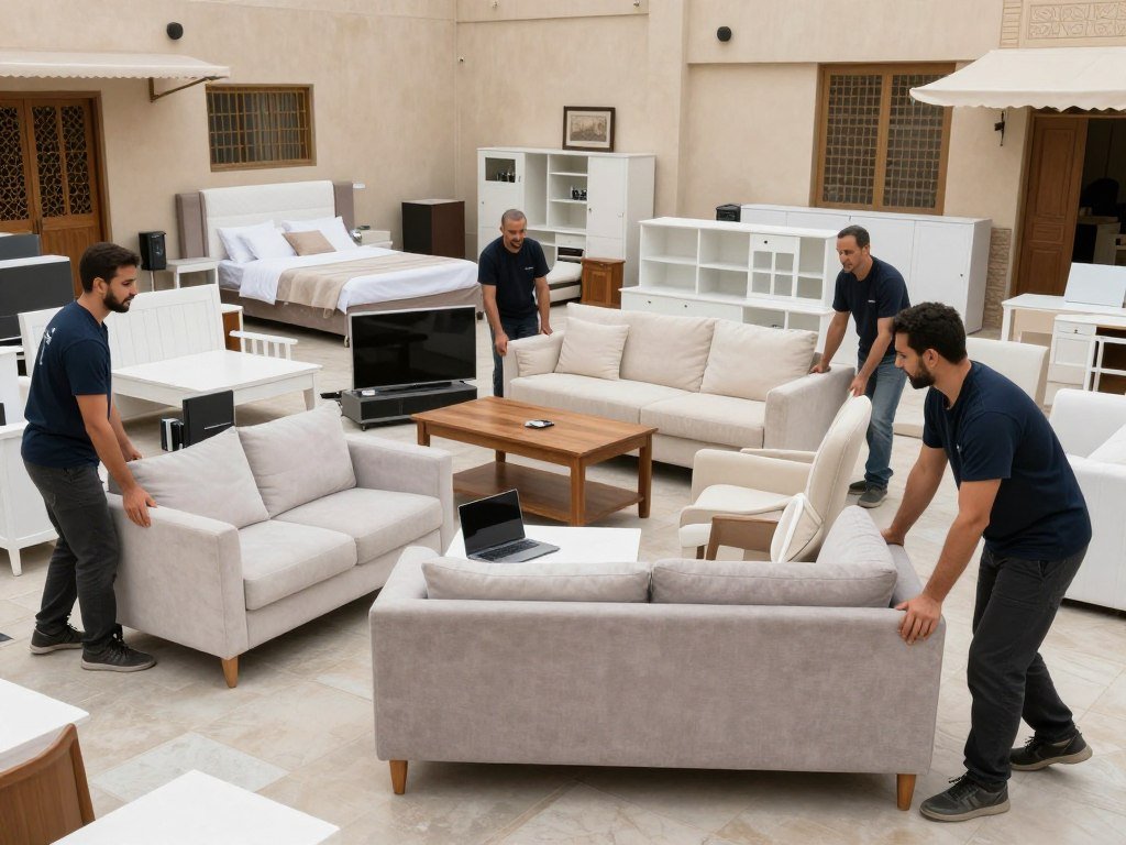أنواع مختلفة من الأثاث التي تنقلها شركة نقل عفش من جدة إلى المدينة المنورة