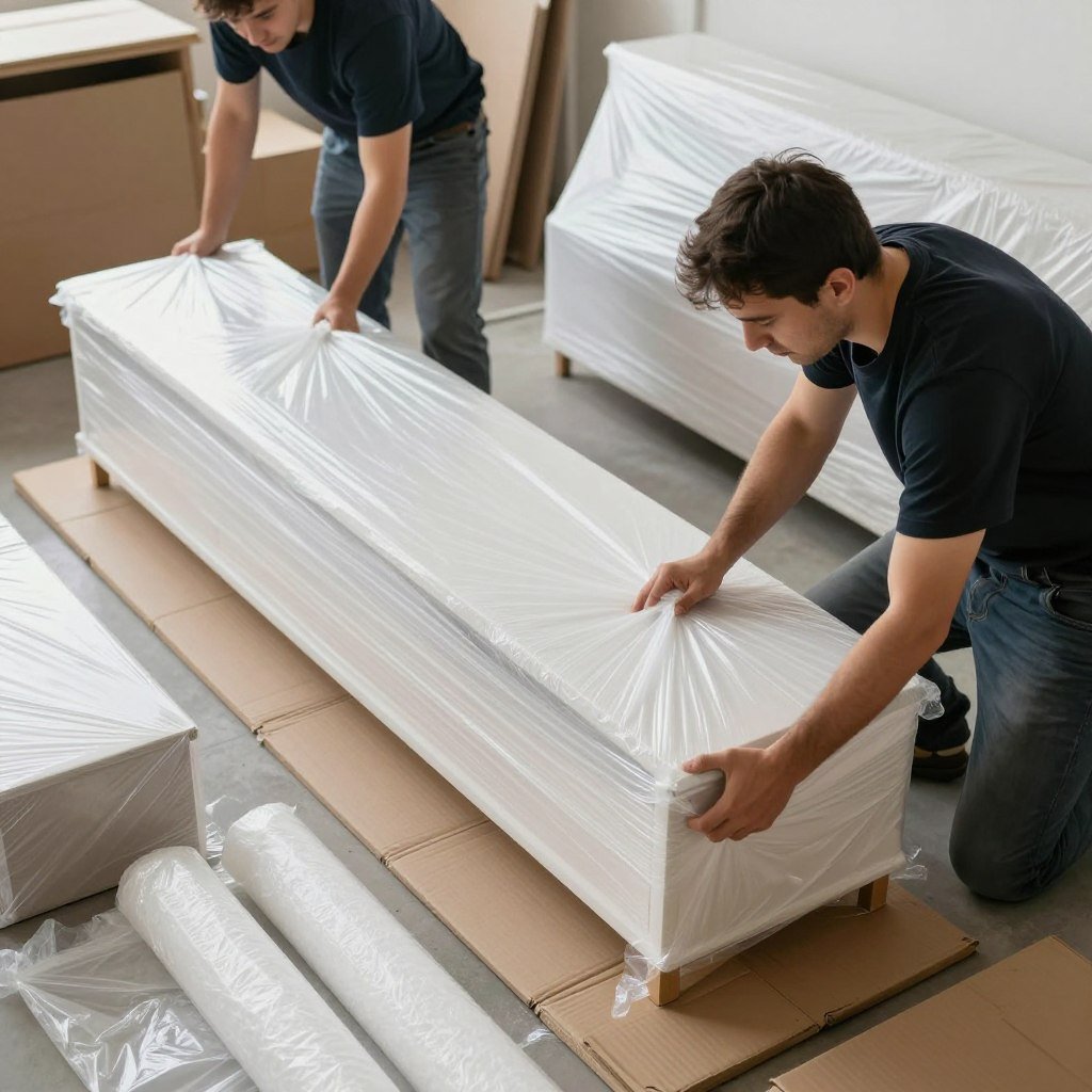 تغليف الأثاث باحترافية قبل نقله من جدة إلى القطيف