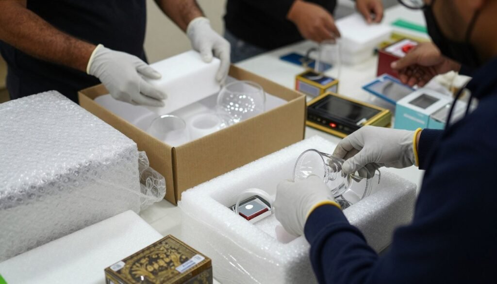 تغليف ونقل القطع الثمينة والحساسة من جدة إلى نجران