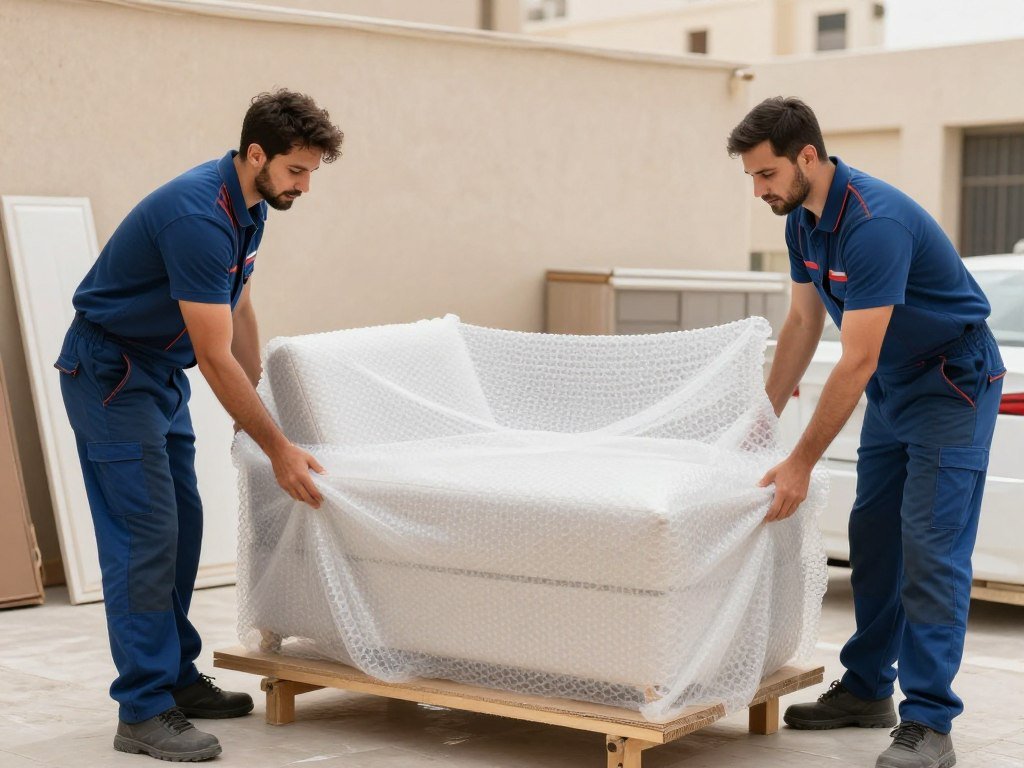 خدمات نقل العفش من جدة الى الطائف - تغليف الأثاث