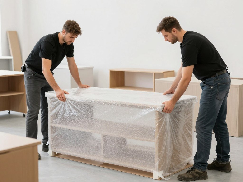 خدمة تغليف الأثاث من شركة نقل عفش من جدة إلى القنفذة