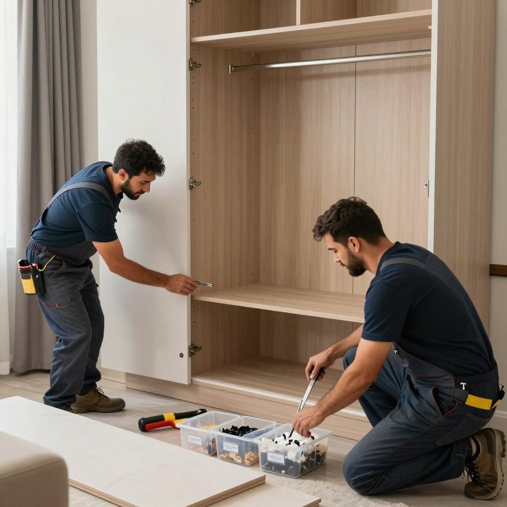 خدمة فك وتركيب الأثاث من جدة إلى بريدة