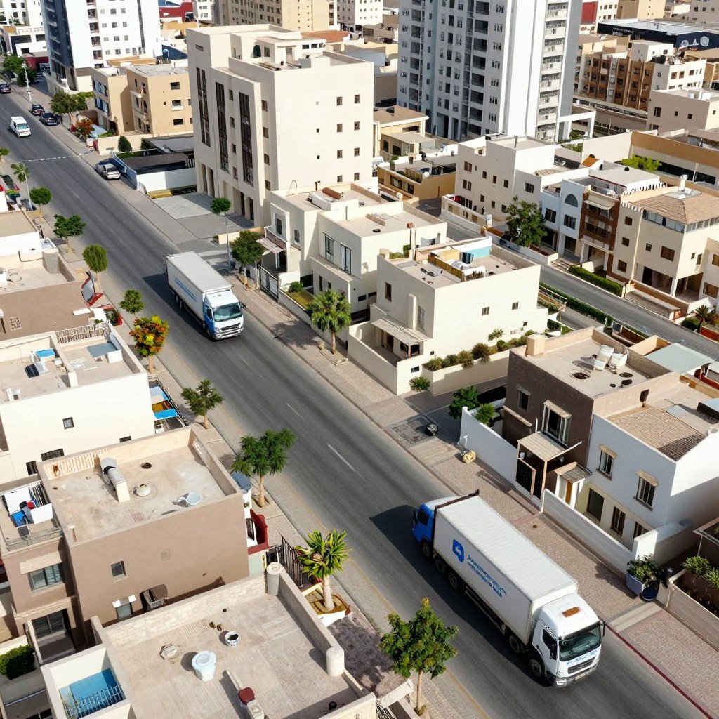 خدمة نقل عفش من حي حرف البي في جدة إلى الجوف