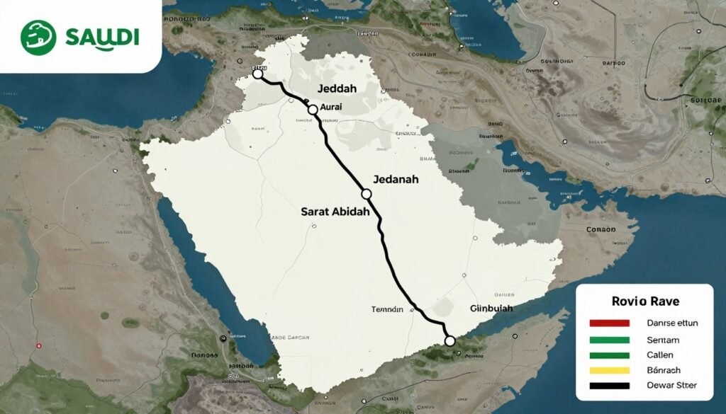 خريطة مناطق تغطية خدمات نقل العفش من جدة إلى سراة عبيدة