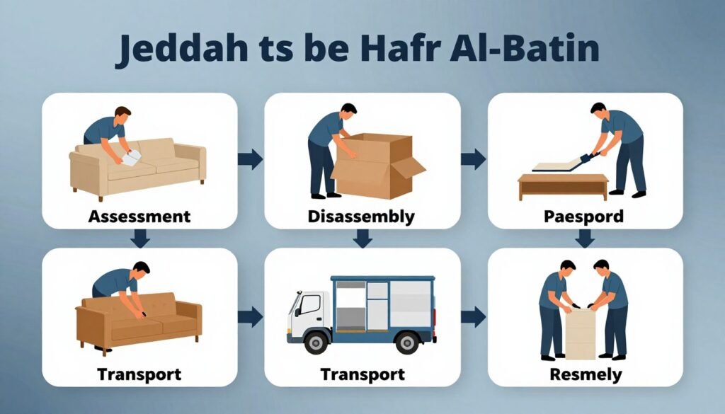 خطوات نقل العفش من جدة إلى حفر الباطن خطوات نقل العفش من جدة إلى حفر الباطن