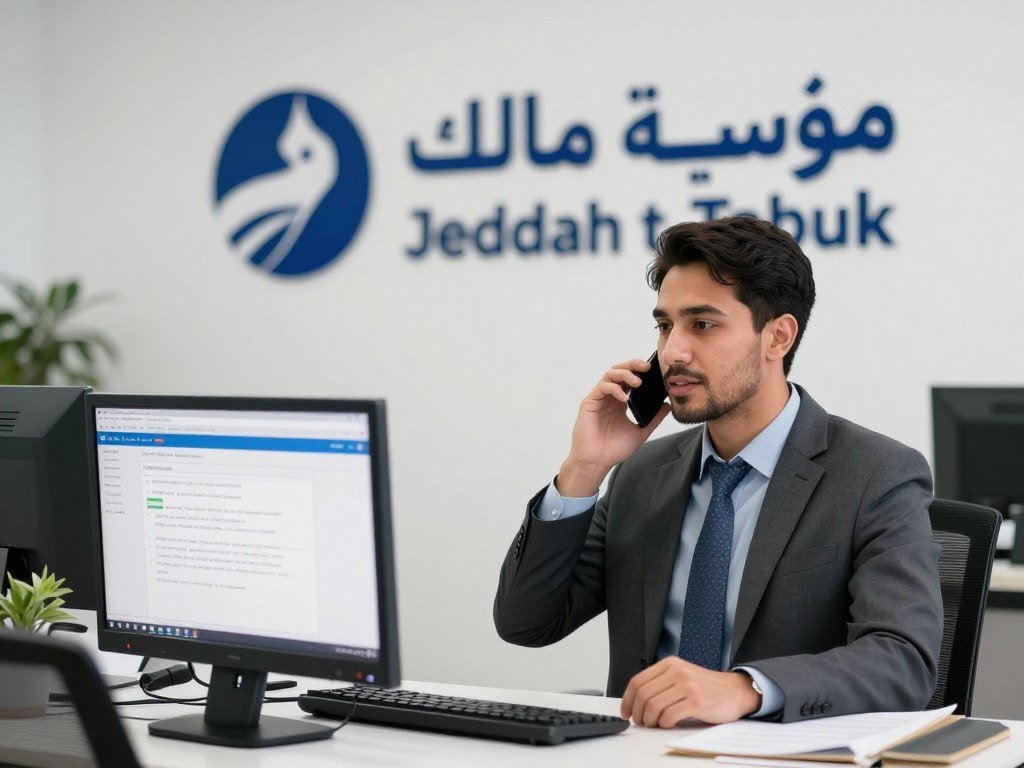 فريق خدمة العملاء في مؤسسة مالك لنقل العفش من جدة إلى تبوك