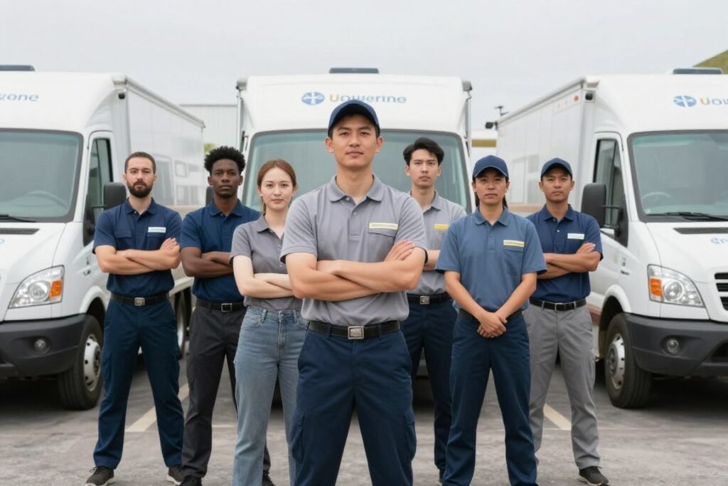 فريق عمل شركة نقل عفش من جدة إلى الخبر