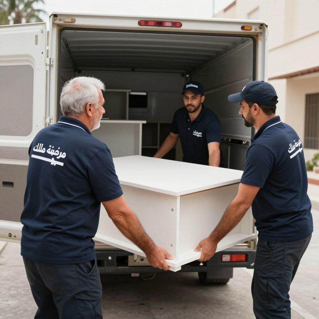 فريق عمل مؤسسة مالك ذو خبرة في نقل العفش