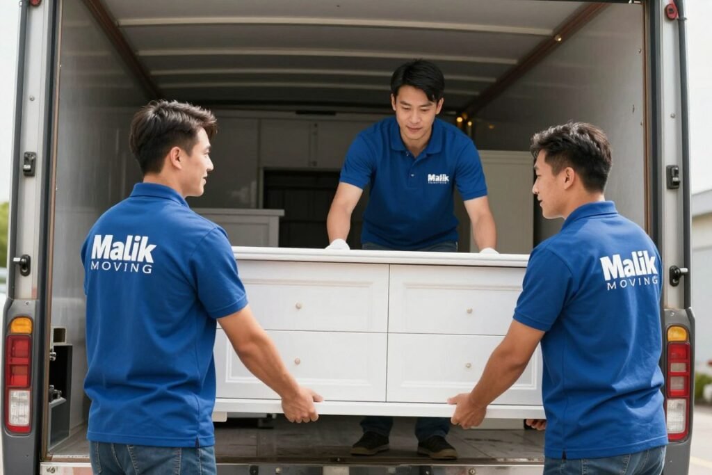 فريق عمل مؤسسة مالك لنقل العفش من جدة إلى المدينة المنورة