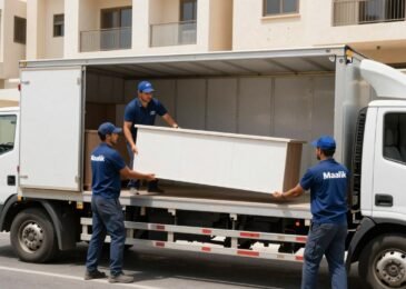 فريق مؤسسة مالك لنقل العفش من جدة إلى مكة يقوم بتحميل الأثاث بطريقة احترافية