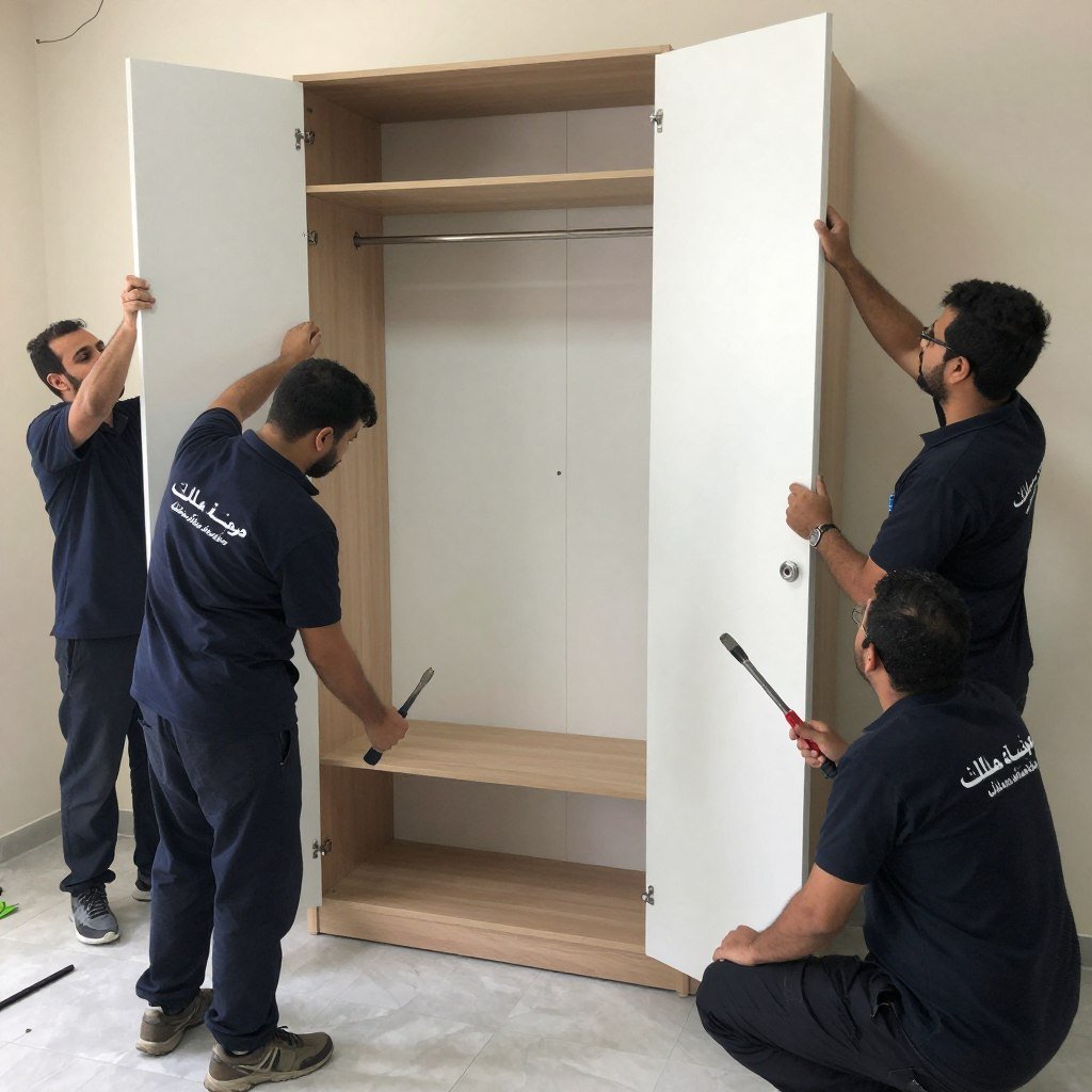 فريق متخصص في فك وتركيب الأثاث