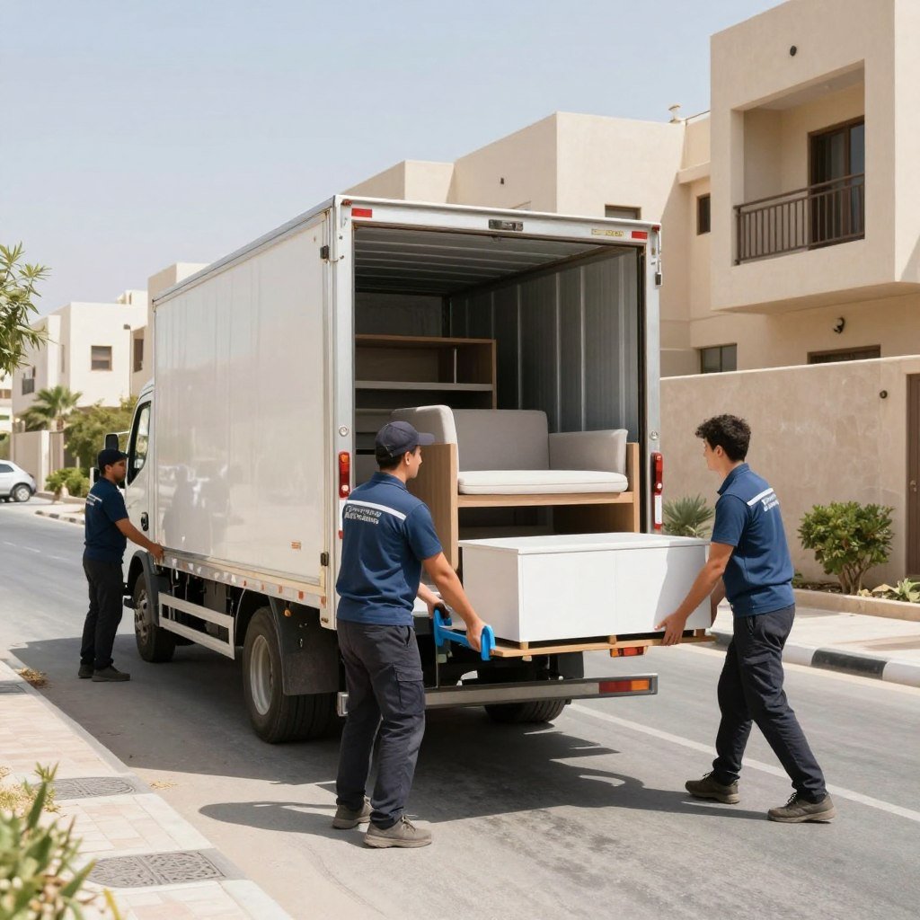 فريق نقل عفش جدة يقوم بتحميل الأثاث بسهولة فريق نقل عفش جدة يقوم بتحميل الأثاث بسهولة