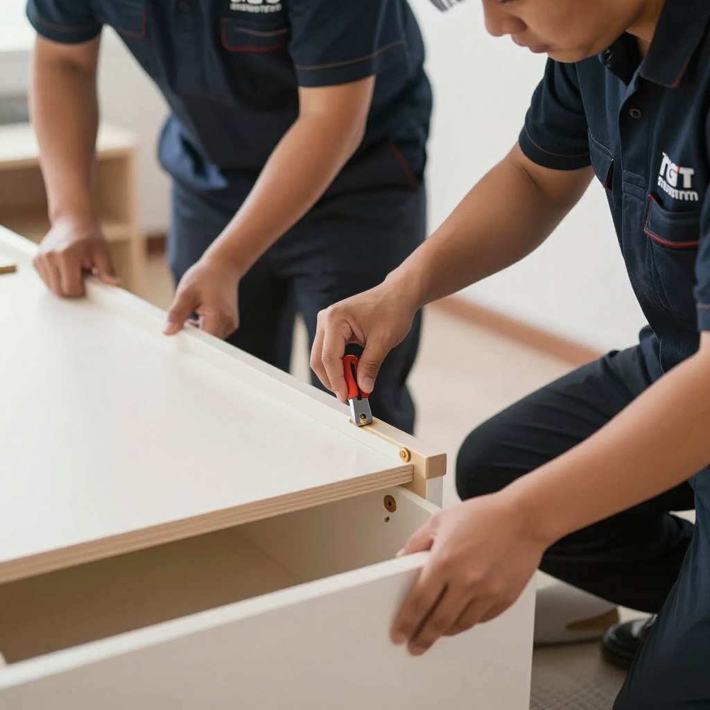 فك وتركيب الأثاث بواسطة فنيين متخصصين من شركة نقل عفش من جدة إلى القطيف