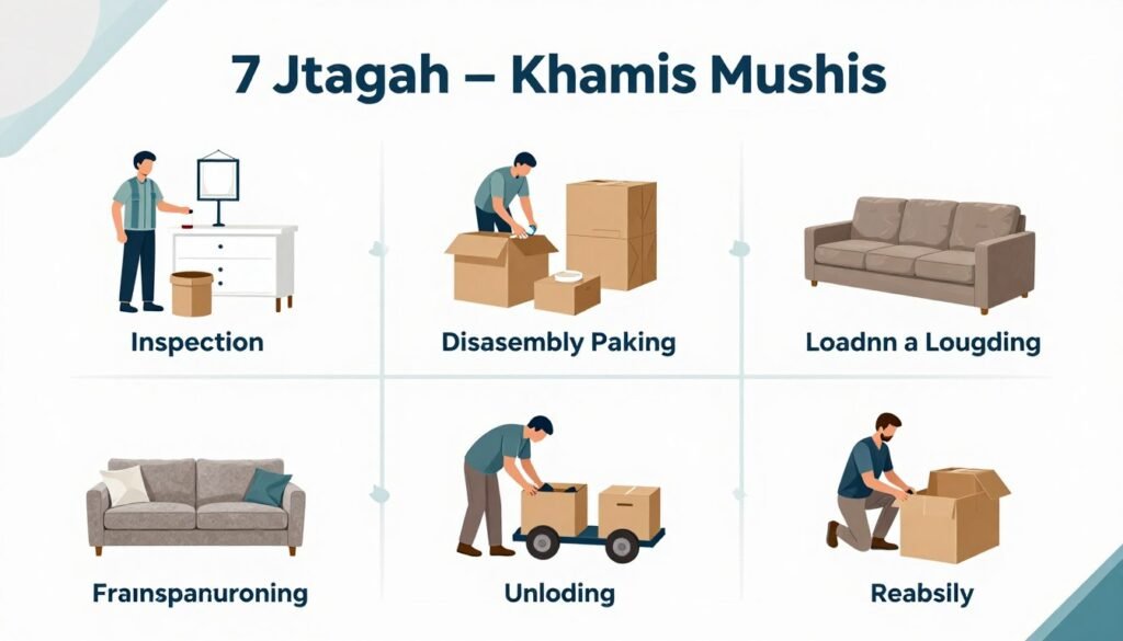 مراحل نقل العفش من جدة إلى خميس مشيط مع مؤسسة مالك