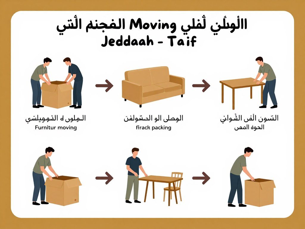نصائح لنقل العفش من جدة إلى الطائف بأمان